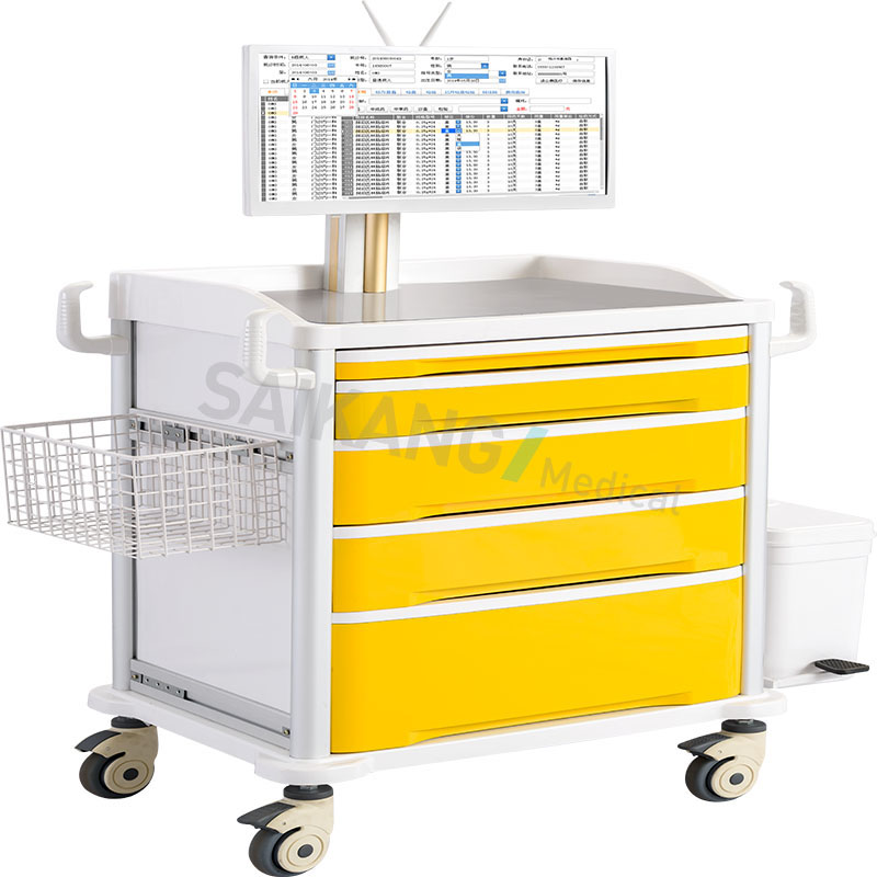 SKR801-B 病人推车 移动式护理工作站（一体机形式）